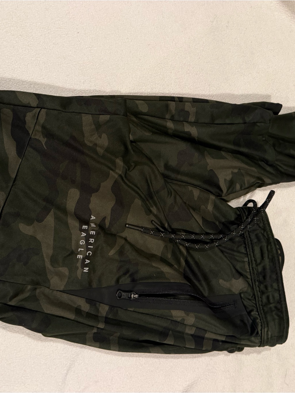 American Eagle Outfitters Camouflage Joggers - Green Black